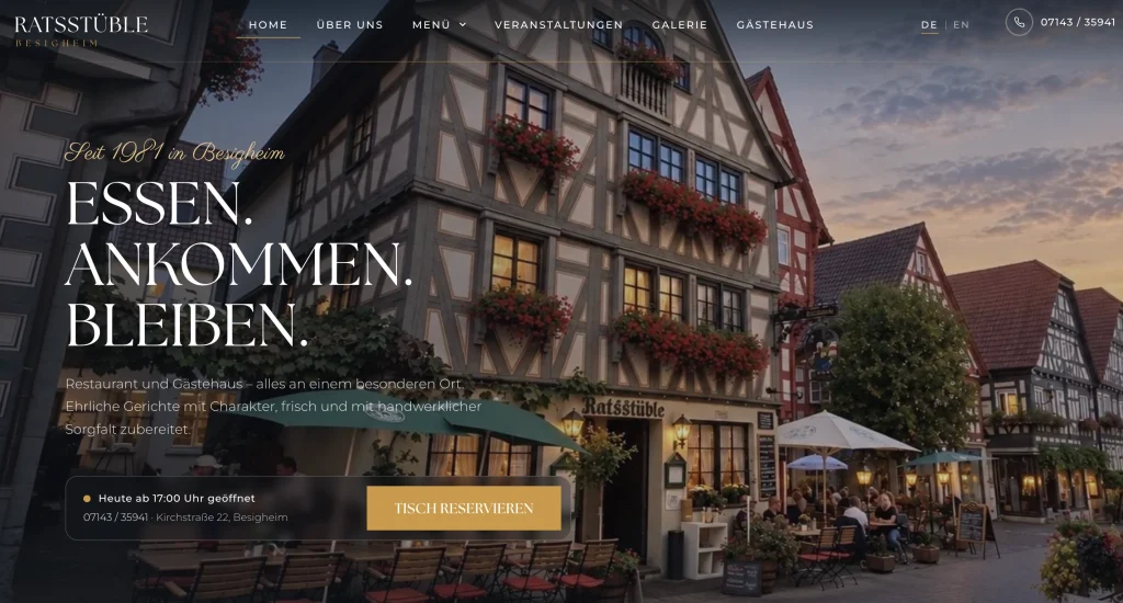 Website-Referenz – Webdesign von LEVEL21